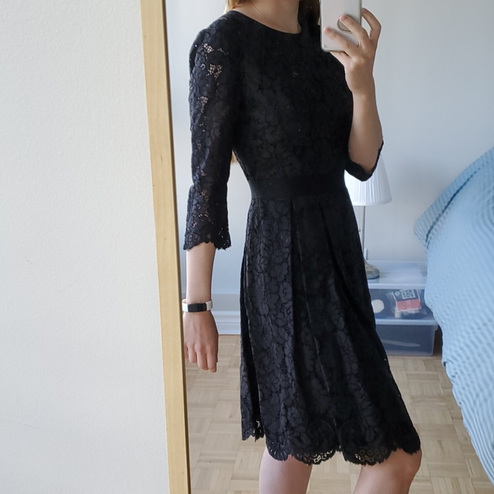 Ted Baker Black Lace Dress